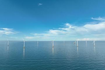 全国首个批量化应用单机容量16兆瓦海上风电机组项目全容量并网